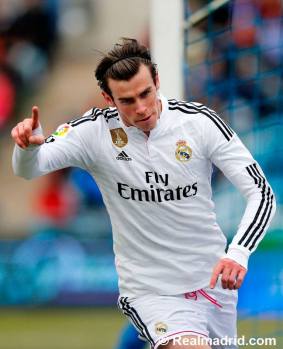 Bale celebrates goal