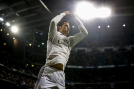 Cristiano celebrating his goal