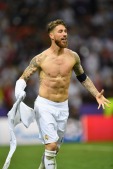 during the UEFA Champions League Final between Real Madrid and Club Atletico de Madrid at Stadio Giuseppe Meazza on May 28, 2016 in Milan, Italy..