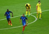 during the UEFA Euro 2016 Group A match between France and Romania at Stade de France on June 10, 2016 in Paris, France.